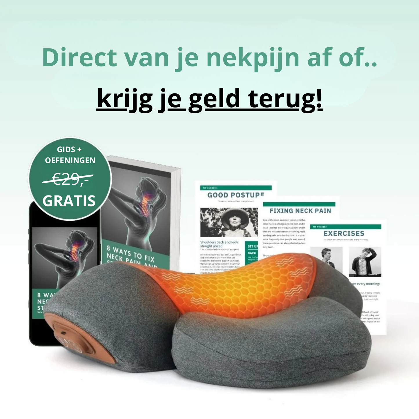 FYSIOREST | De 3-in-1 Nekmassager