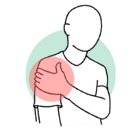 Pijn in arm en bovenrug