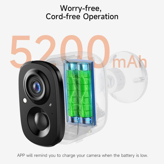 2026 Big Sale 🔥 2.5K Magnetic Wireless Security Camera | Indoor & Outdoor | Night Vision