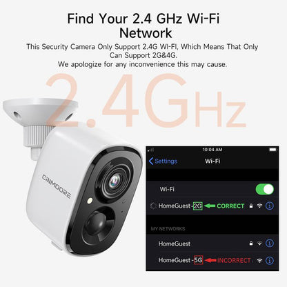 2026 Big Sale 🔥 2.5K Magnetic Wireless Security Camera | Indoor & Outdoor | Night Vision