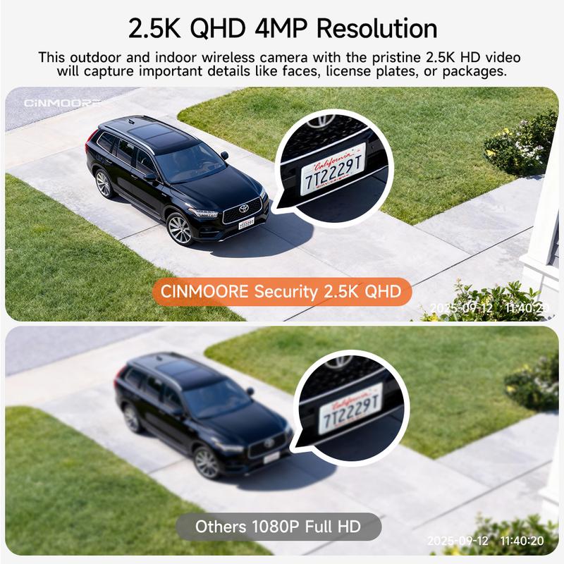 2026 Big Sale 🔥 2.5K Magnetic Wireless Security Camera | Indoor & Outdoor | Night Vision